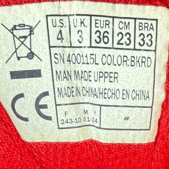 Skechers Kids Light Up Sneakers Tuff Tech Black Red Sz 4 READ - Picture 2 of 10